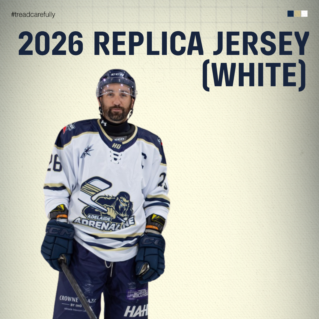 Adelaide Adrenaline 2026 Replica Away/White Jersey