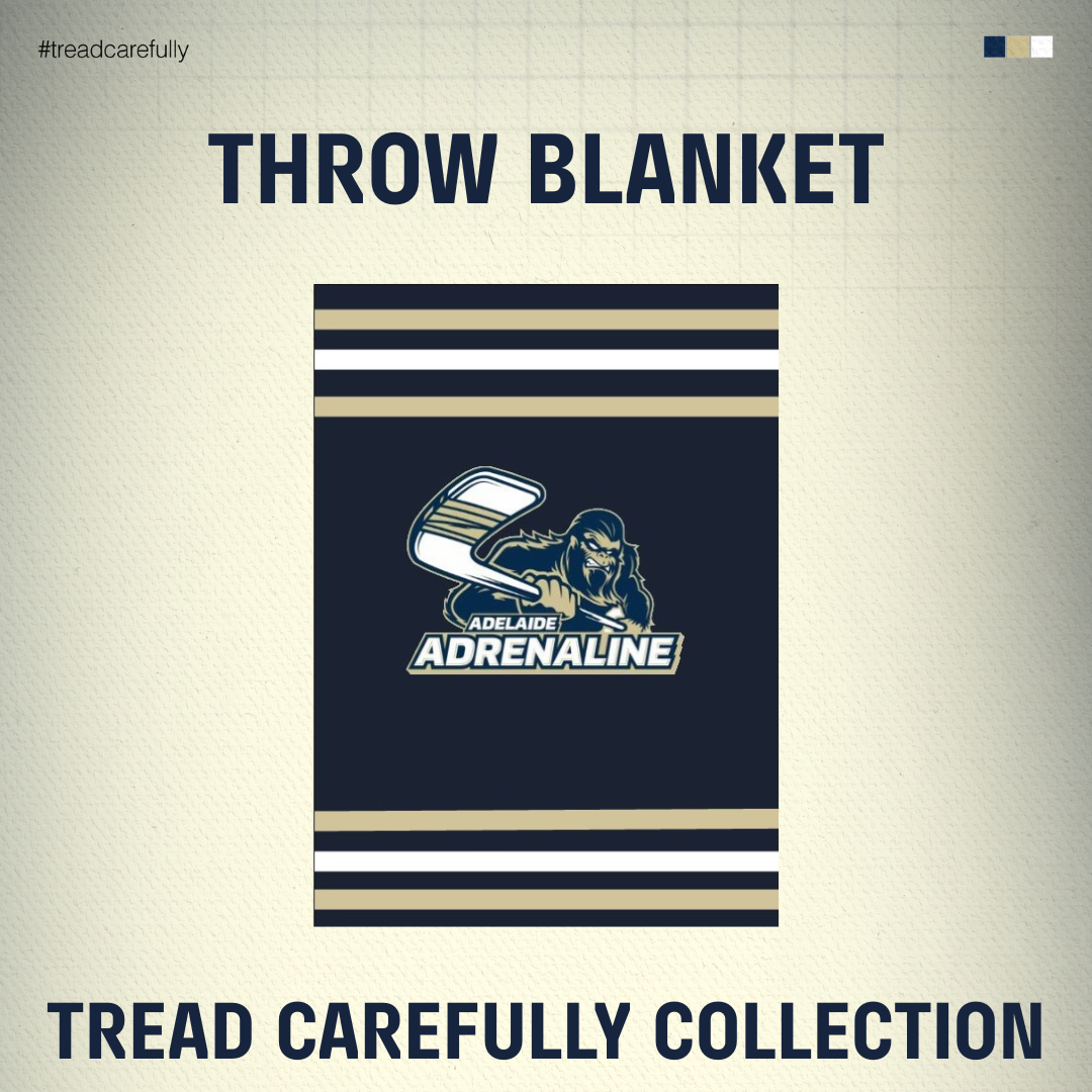 Adelaide Adrenaline Throw Blanket - Tread Carefully Edition