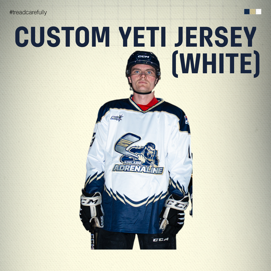 Adelaide Adrenaline 2025 Custom Yeti Jersey (White)